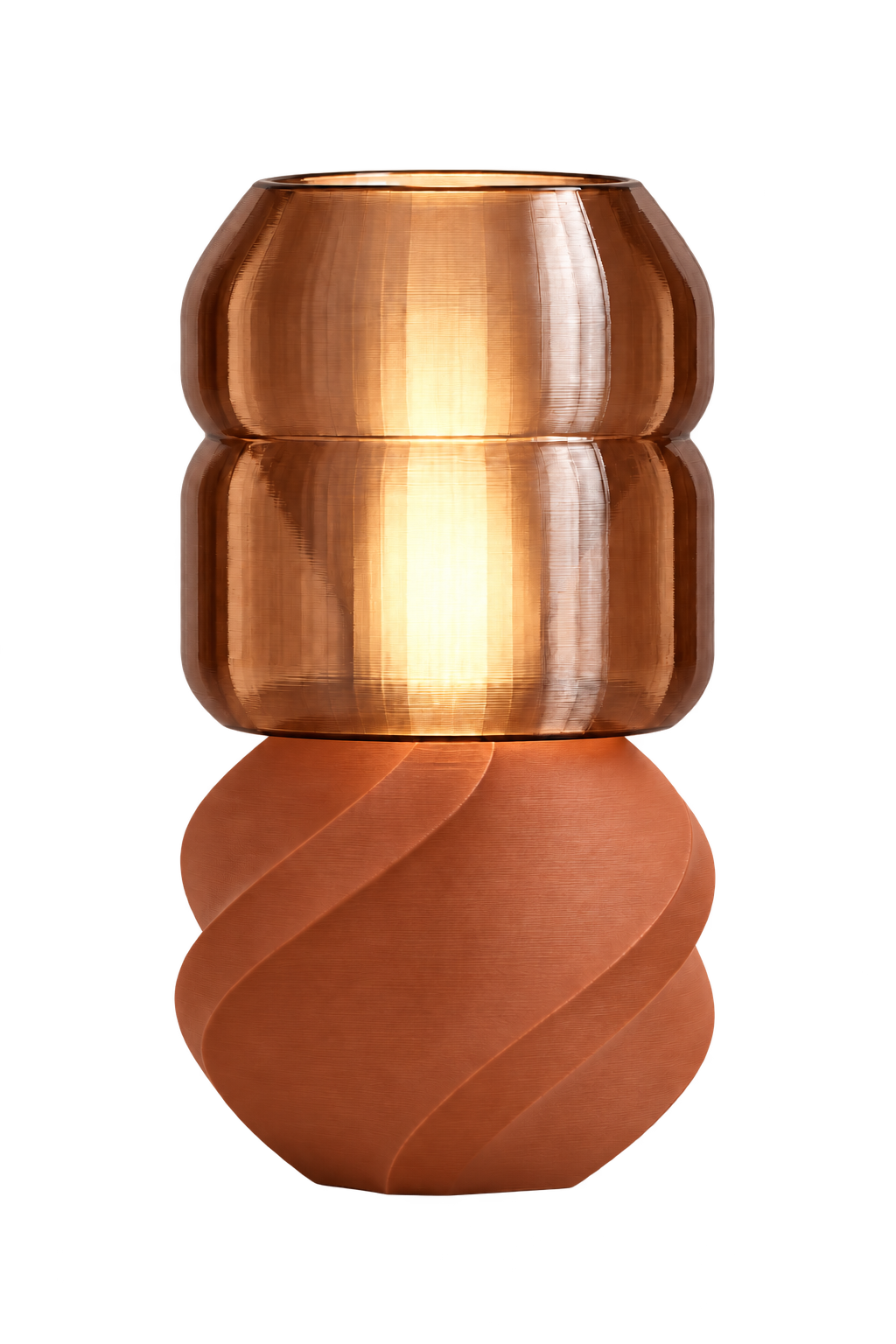 Exemple de lampe Albane Marron / Terre cuite